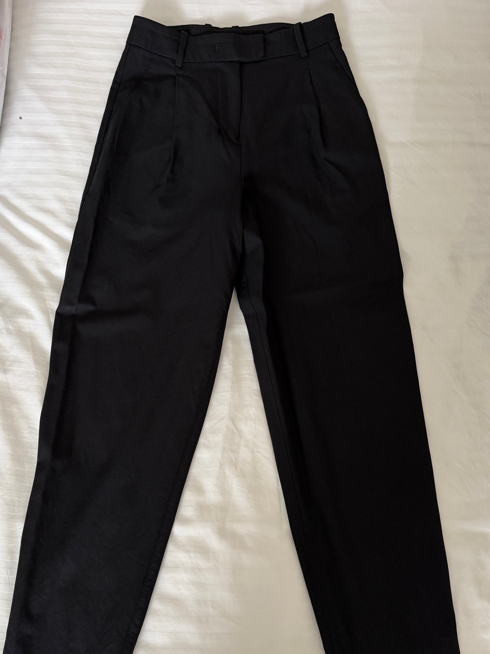 Kit and Ace Black Tailored High-Rise Trousers